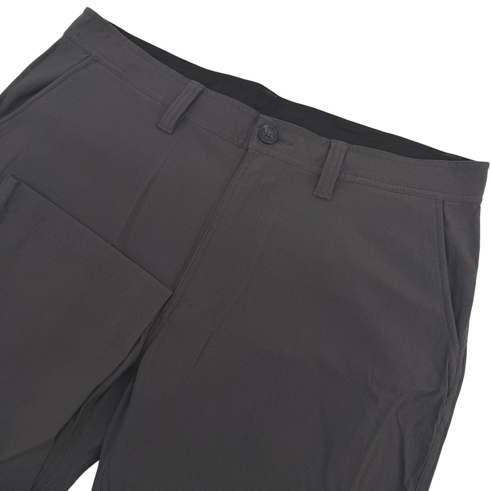 Prana Brion II Pants Mens 36x29.5 (Tag 36x30) Dark Grey Slim Fit Stretch Nylon